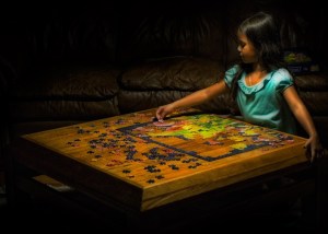 How do you do a jigsaw? Build the frame then look for interesting bits.