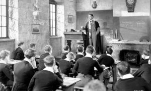 "Pay attention at the back... chords are built in thirds..."