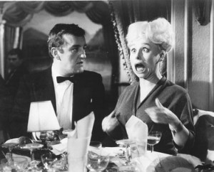 Vaguely remember this one being a spy spoof. How to still look good when pulling a silly face...