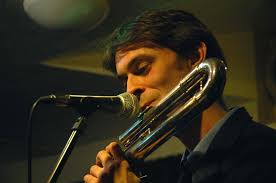 Flautist Gareth Lockrane (with his hunting flute)